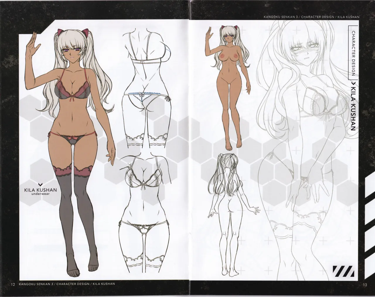 Kangoku Senkan 3 model sheets page 7 full