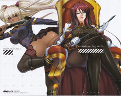 Kangoku Senkan 3 model sheets