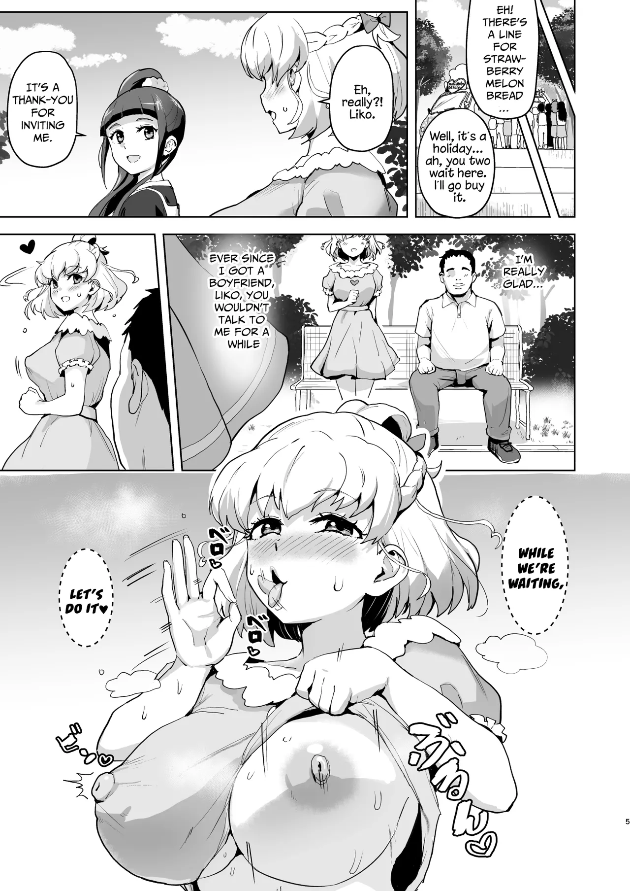 Ima Goshujin-sama Daisuki no Dosukebe Ero Mahou Tsukai tte Iimashita!? | Did You Just Say "A Super Perverted Erotic Magician Who's Totally in Love with Her Master"?! page 5 full