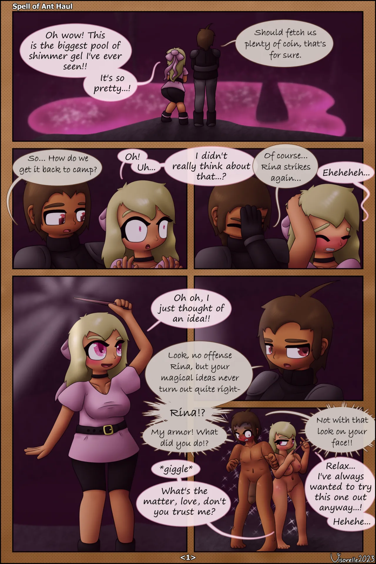 Spell of Ant Haul page 1 full