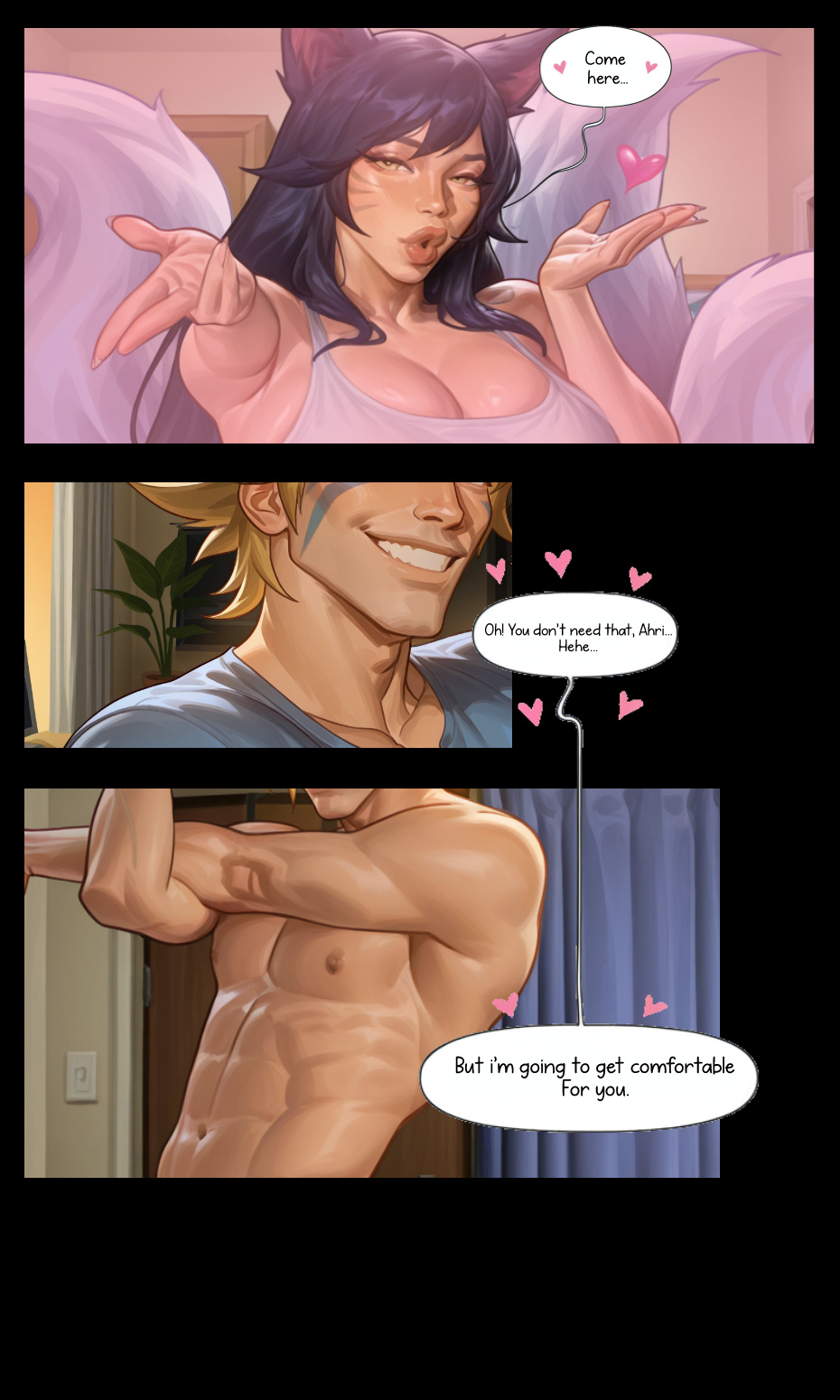 Ahri x Ezreal - Charming Time page 3 full