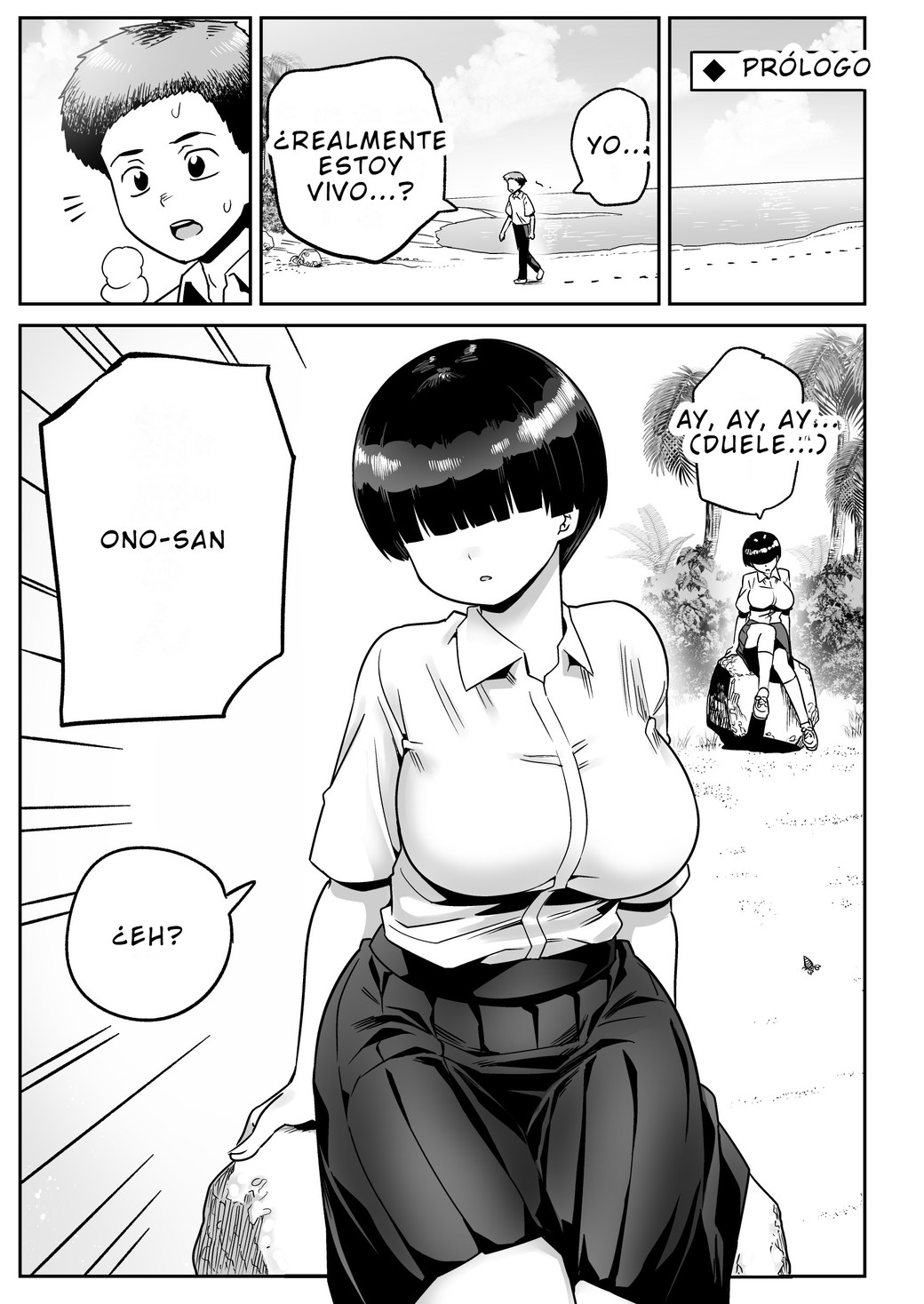 Mujintou no Ono-san | Ono-san en la isla desierta page 2 full