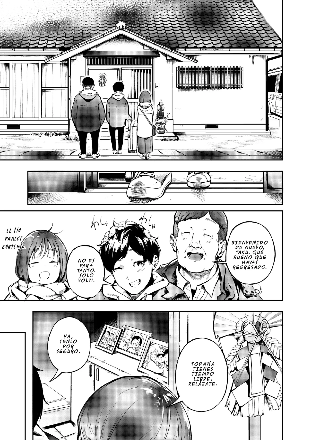 Hisashiburi ni Kisei Shitara Osananajimi ga Chichi ni Dakareteita | Al regresar a casa encontre a mi amiga de la infancia en brazos de mi padre page 7 full