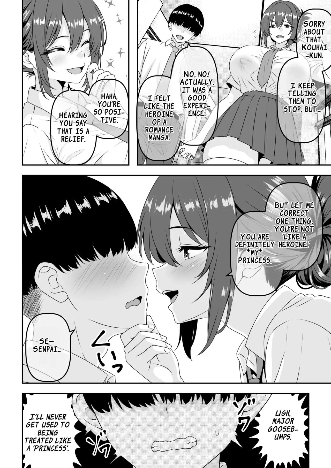 Teisou Gyakuten - Tayoreru Oujisama-kei no Senpai, Hatsu H de Kusso Nasakenai Koshiheko Sourou Sex o Urou Shiteshimau | Chastity Reversal- The Reliable Prince-Type Senpai Is Pathetically Quick in Bed During Our First Time page 5 full