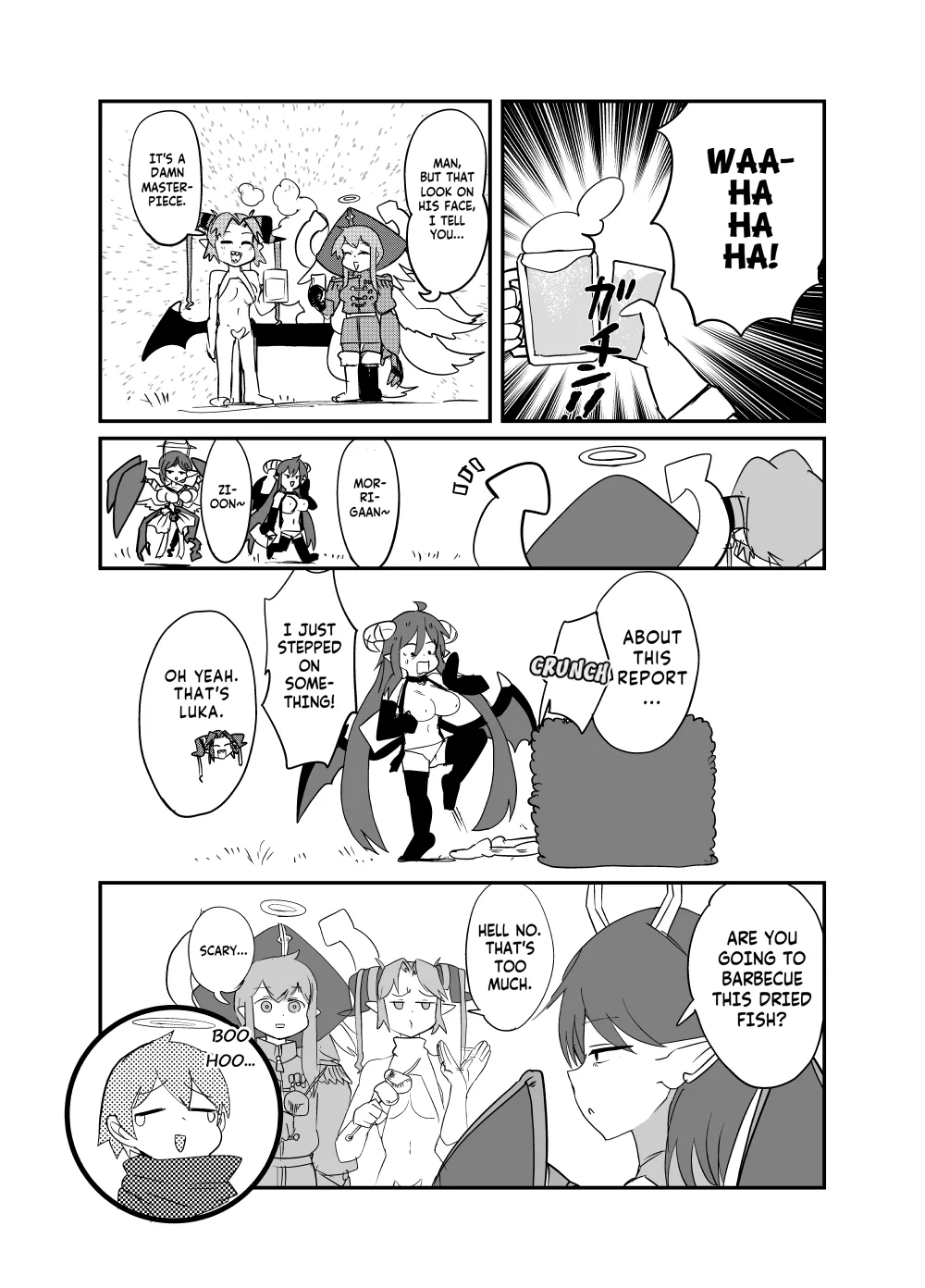 Monster Girl Quest! 4-Koma &amp; Erotic Manga Theater: Spoiler Edition 2 page 8 full
