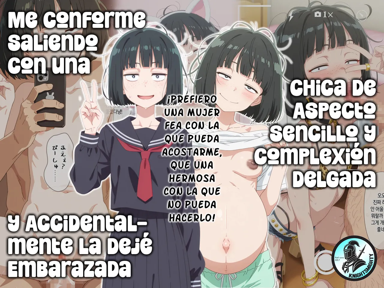 Tonikaku Yaritakute Dakyou no Sue Tsukiatta Jimigao de Hinsou na Karada no Joshi o Ukkari Haramasete Shimatta Ore no Matsuro｜Me Conforme Saliendo con una Chica de Aspecto Sencillo y Complexion Delgada y Accidentalmente la Dejé Embarazada page 1 full