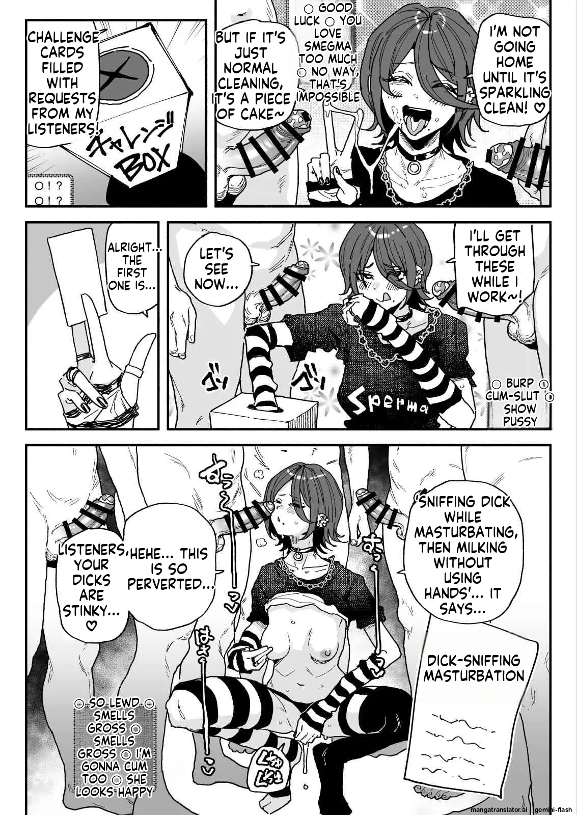 Chin sniffing broadcaster: I can't go home project page 3 full