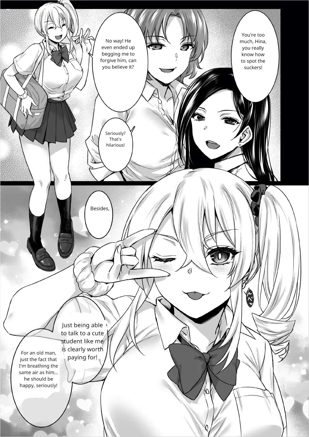 Rental Tanetsuke Oji-san 4 ~Papakatsu o Akuyou suru Namaiki Gal ni Oshioki Rinkan Party~ page 6 full