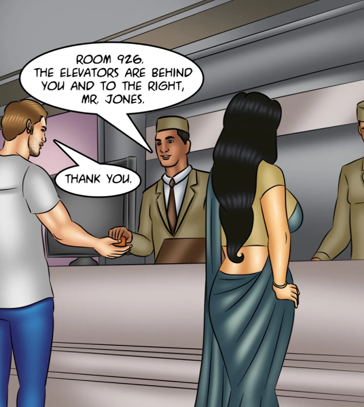 Savita Bhabhi Episode 119 Revolving Door page 4 full