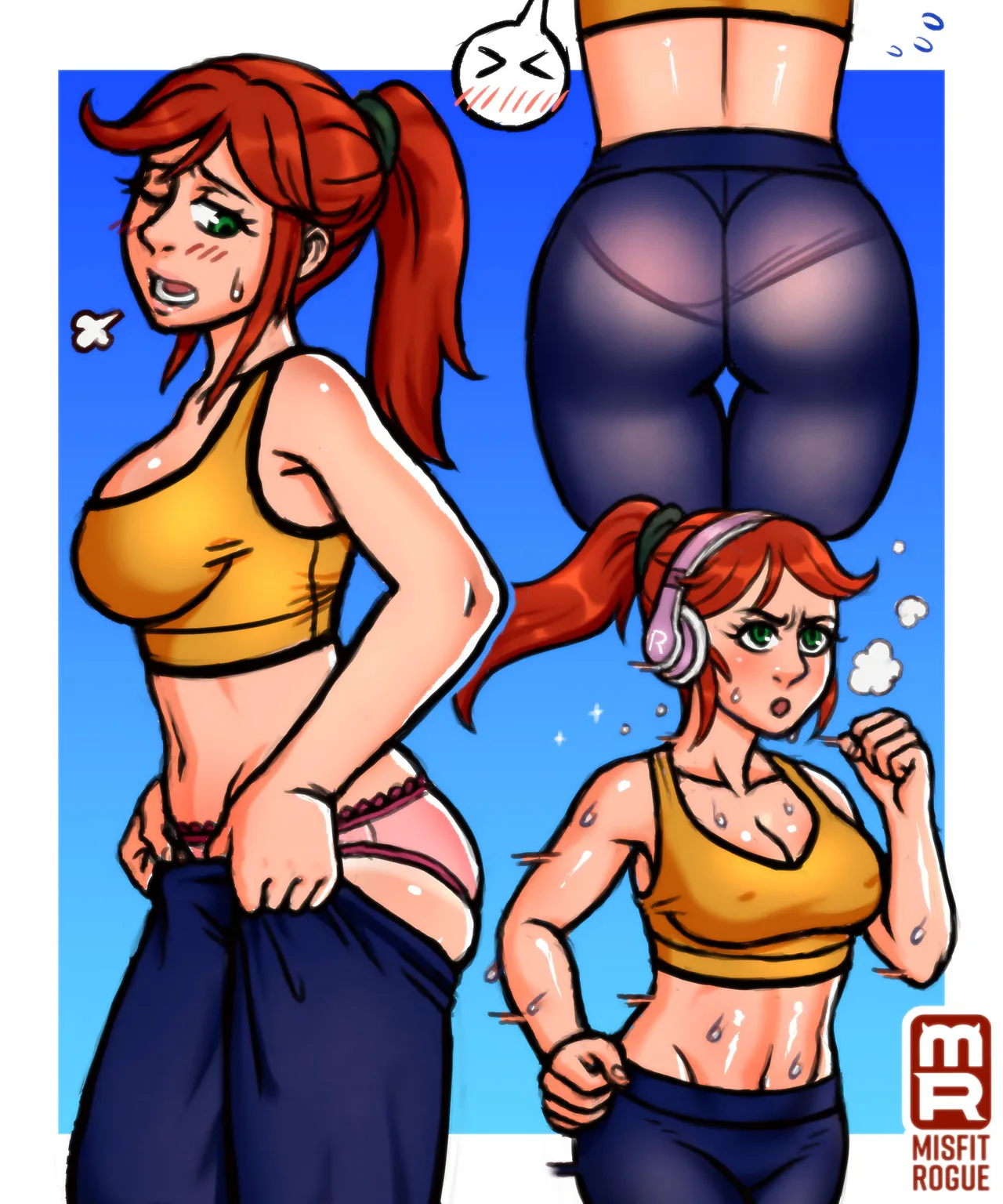 Renee Beaucorps and Jenny Hunter page 8 full