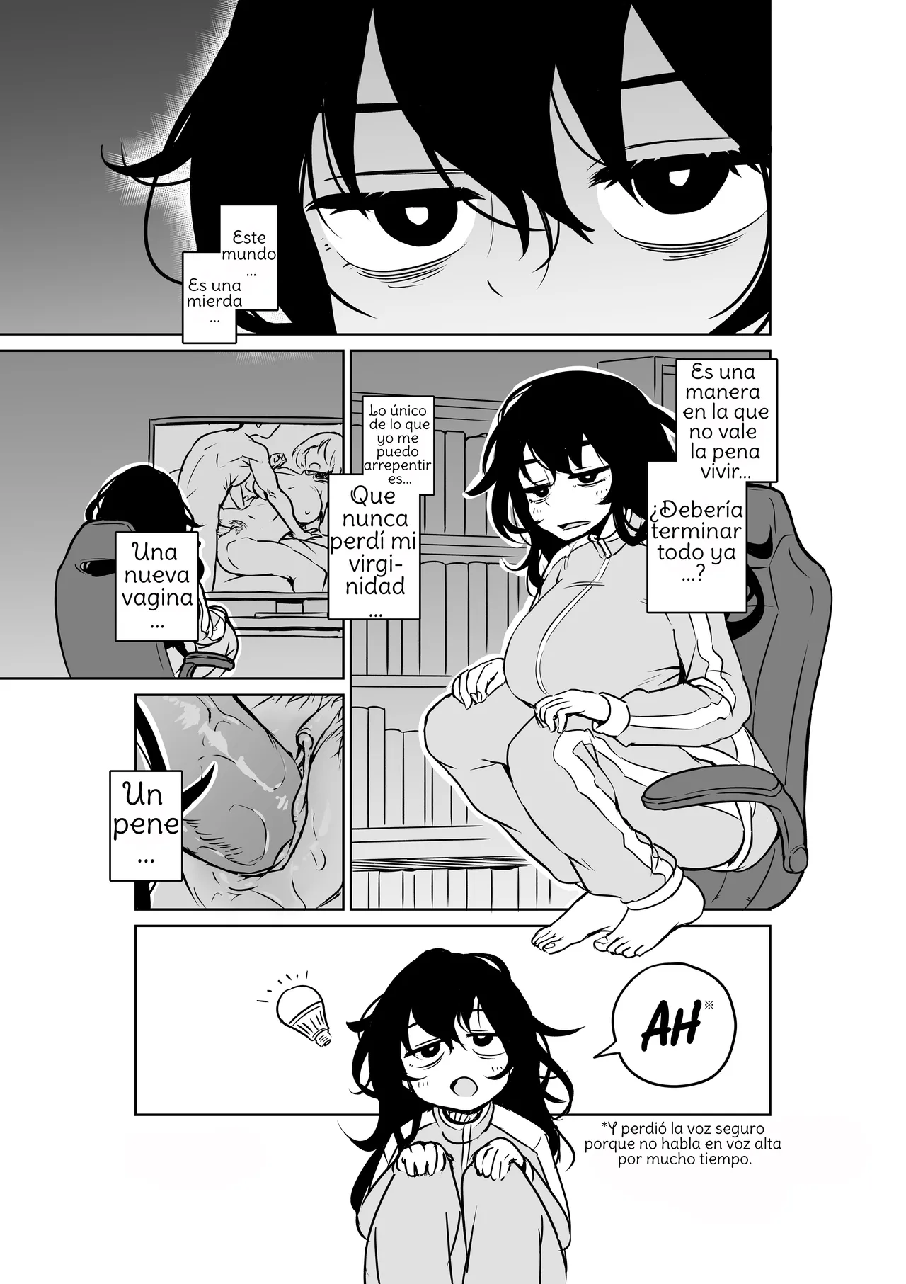 Hikikomori and Her Futanari Sister Spanish page 1 full