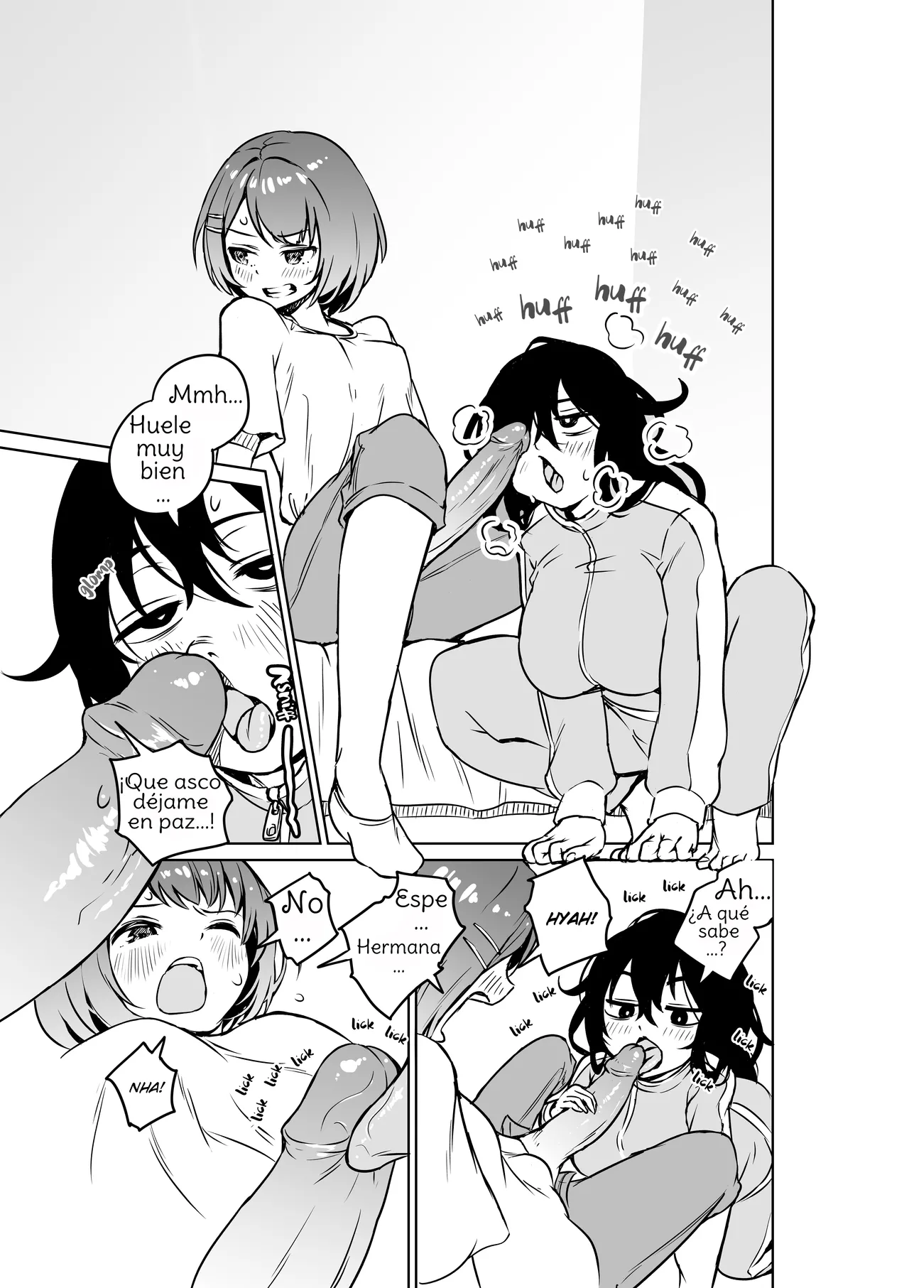 Hikikomori and Her Futanari Sister Spanish page 3 full
