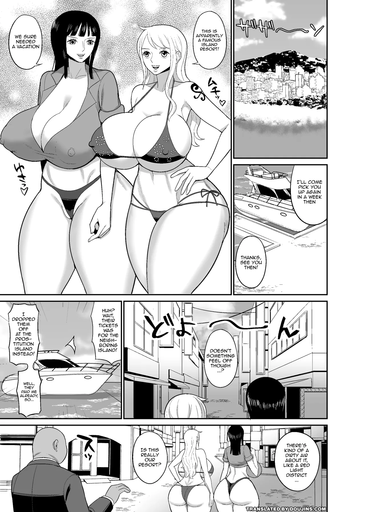 Ichioku Berry Kasegu made Derarenai Fuuzoku Shima | The Brothel Island You Can't Leave Until You Earn 100 Million Berries page 3 full