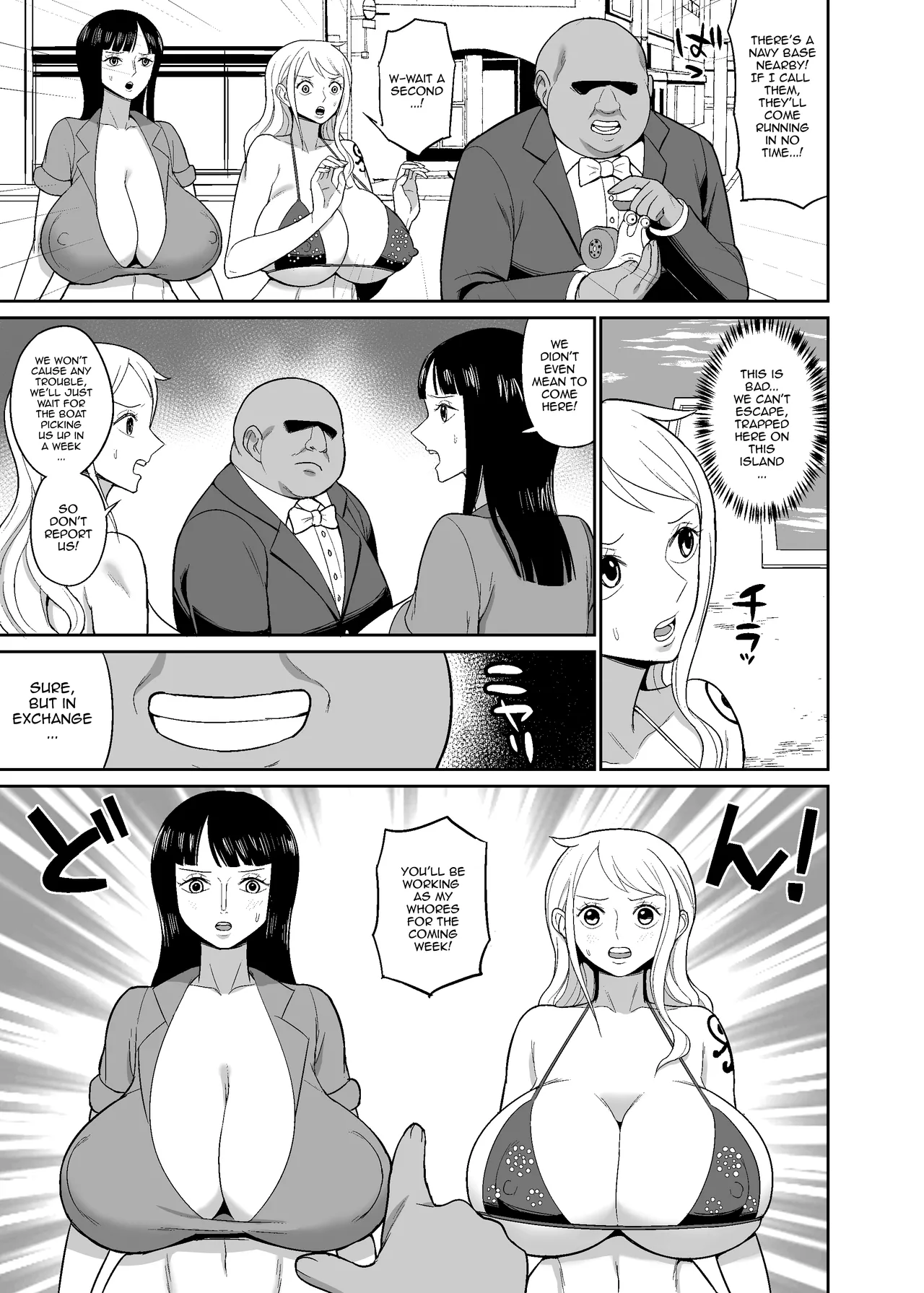 Ichioku Berry Kasegu made Derarenai Fuuzoku Shima | The Brothel Island You Can't Leave Until You Earn 100 Million Berries page 5 full