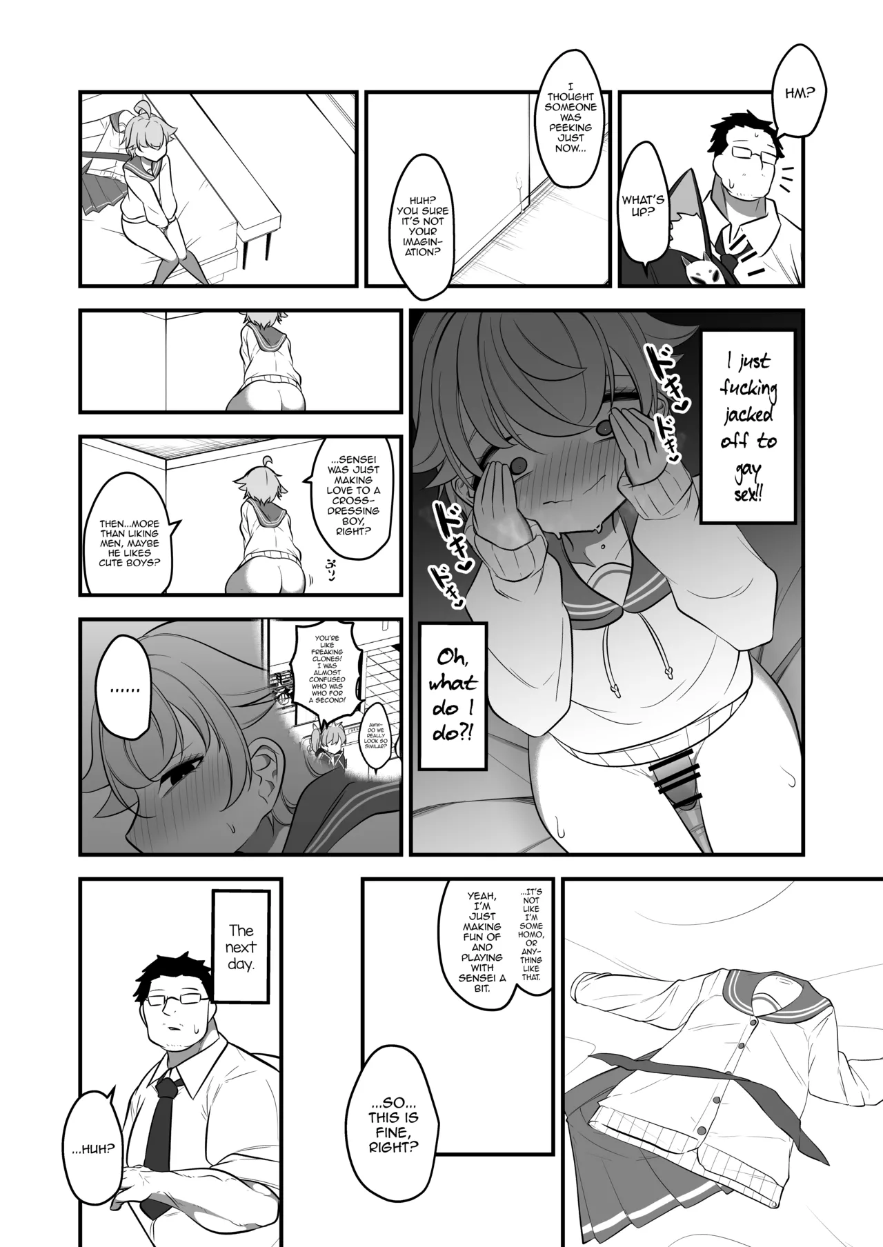 Natsu no Otouto ga Natsu toshite Sensei ni Dakareru Gainen | The Concept of Natsu's Little Brother Getting Fucked by Sensei as Natsu page 7 full