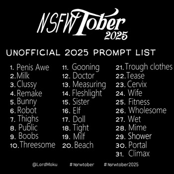 NSFWTober 2025 cover