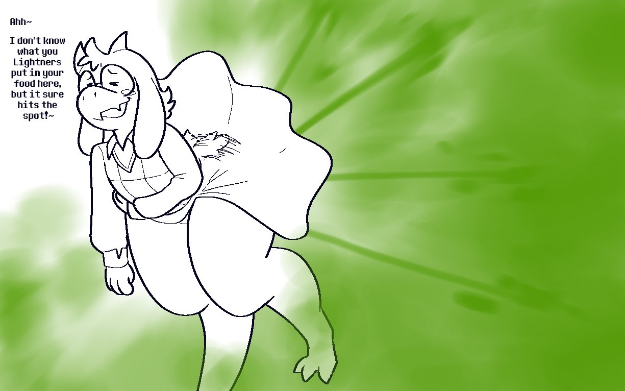 Noelle helps Ralsei with a Spell page 4 full