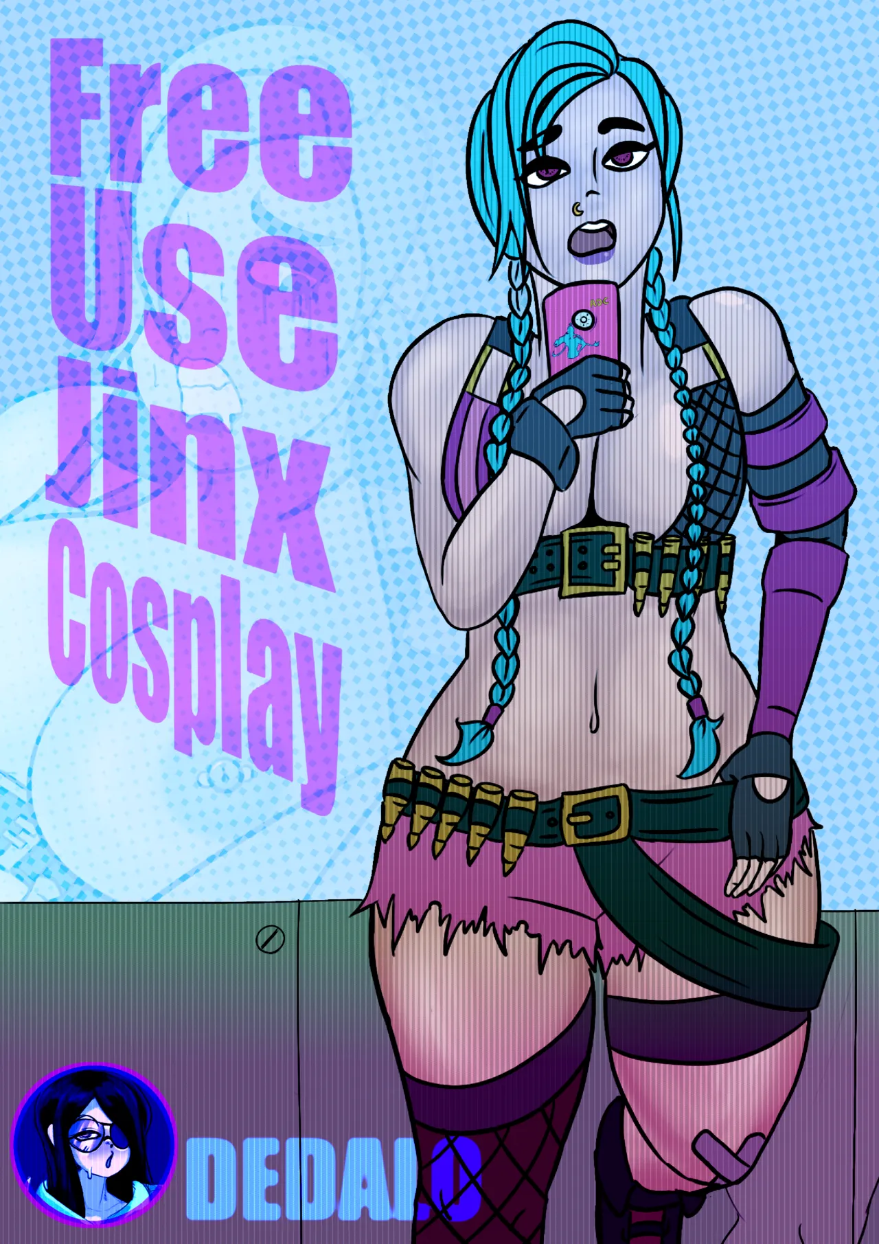 Free Use Jinx Cosplay page 1 full