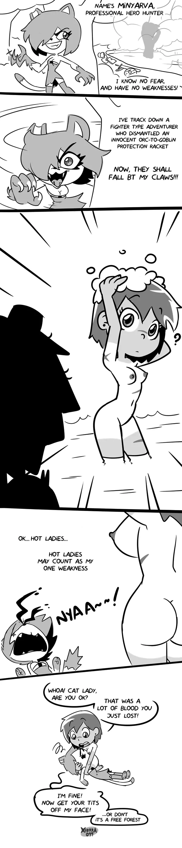 Minyarva, the Hero Hunter! page 1 full