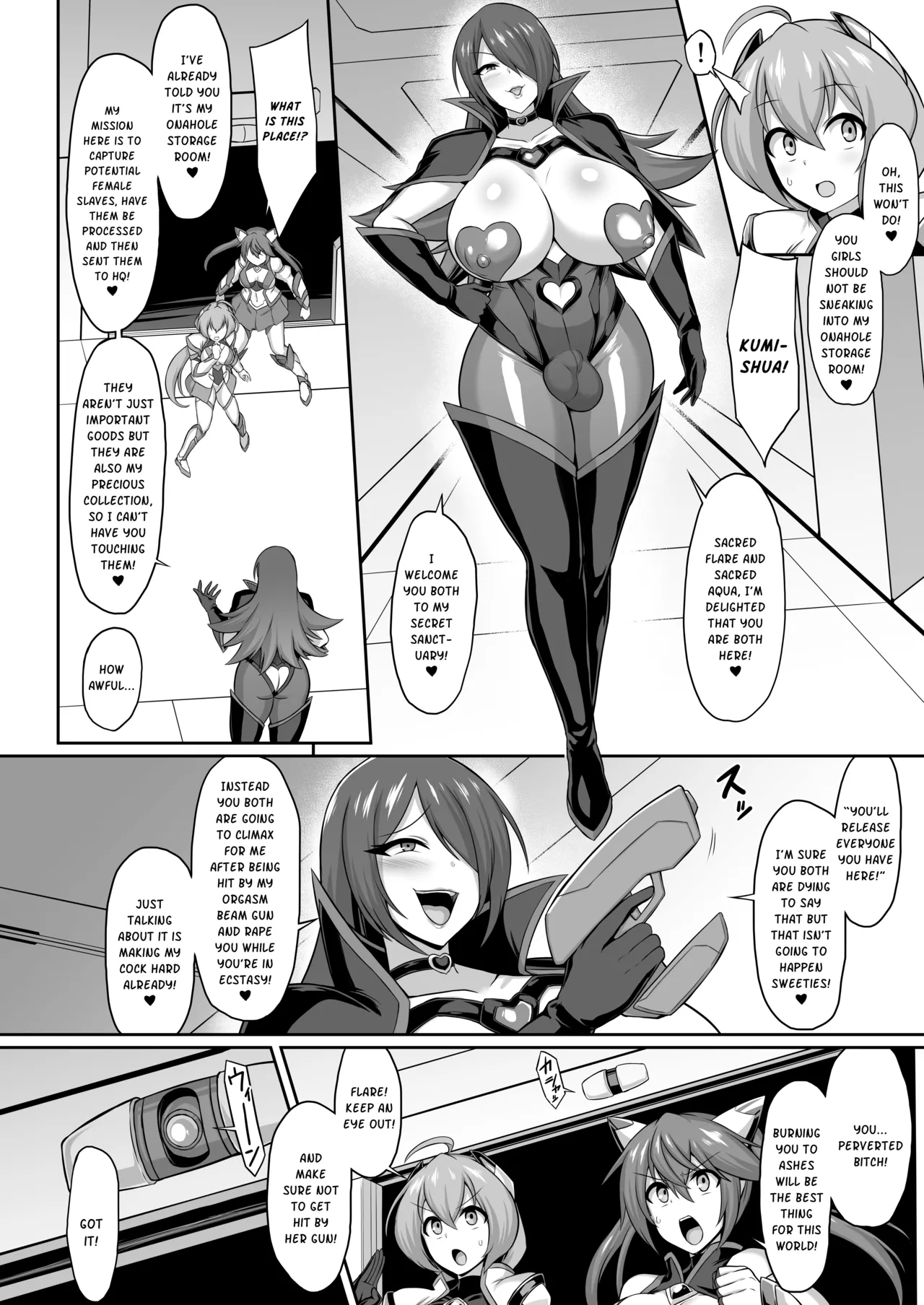 Seisou Kouki Sacred Flare &amp; Aqua -Buzama Sentouin-ka Songen Hakai Keikaku | Sacred Flare &amp; Aqua - The Plan to Degrade Combatants and Destroy Their Dignity page 6 full