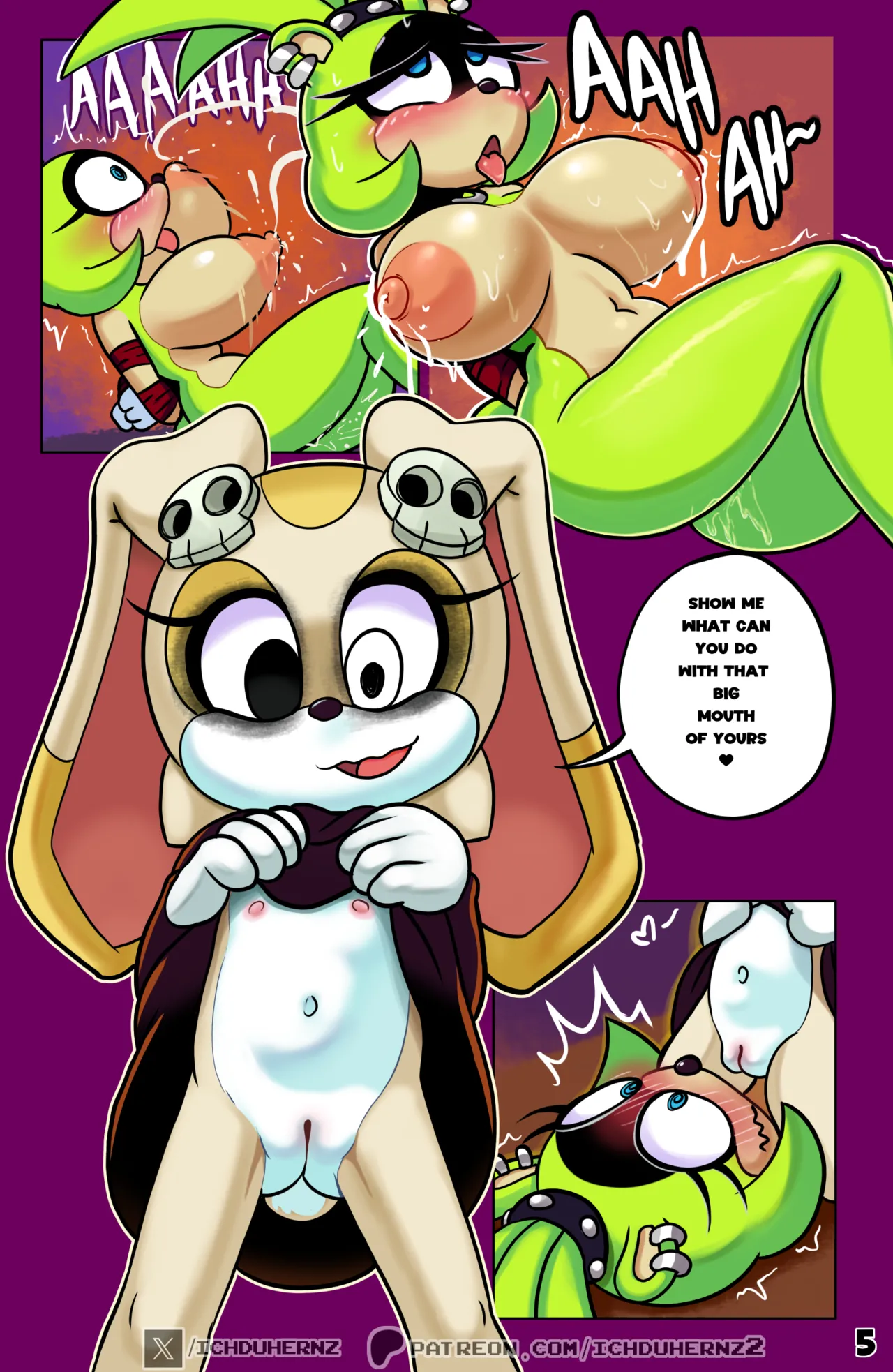 Tails &amp; Cream Halloween Moment page 7 full