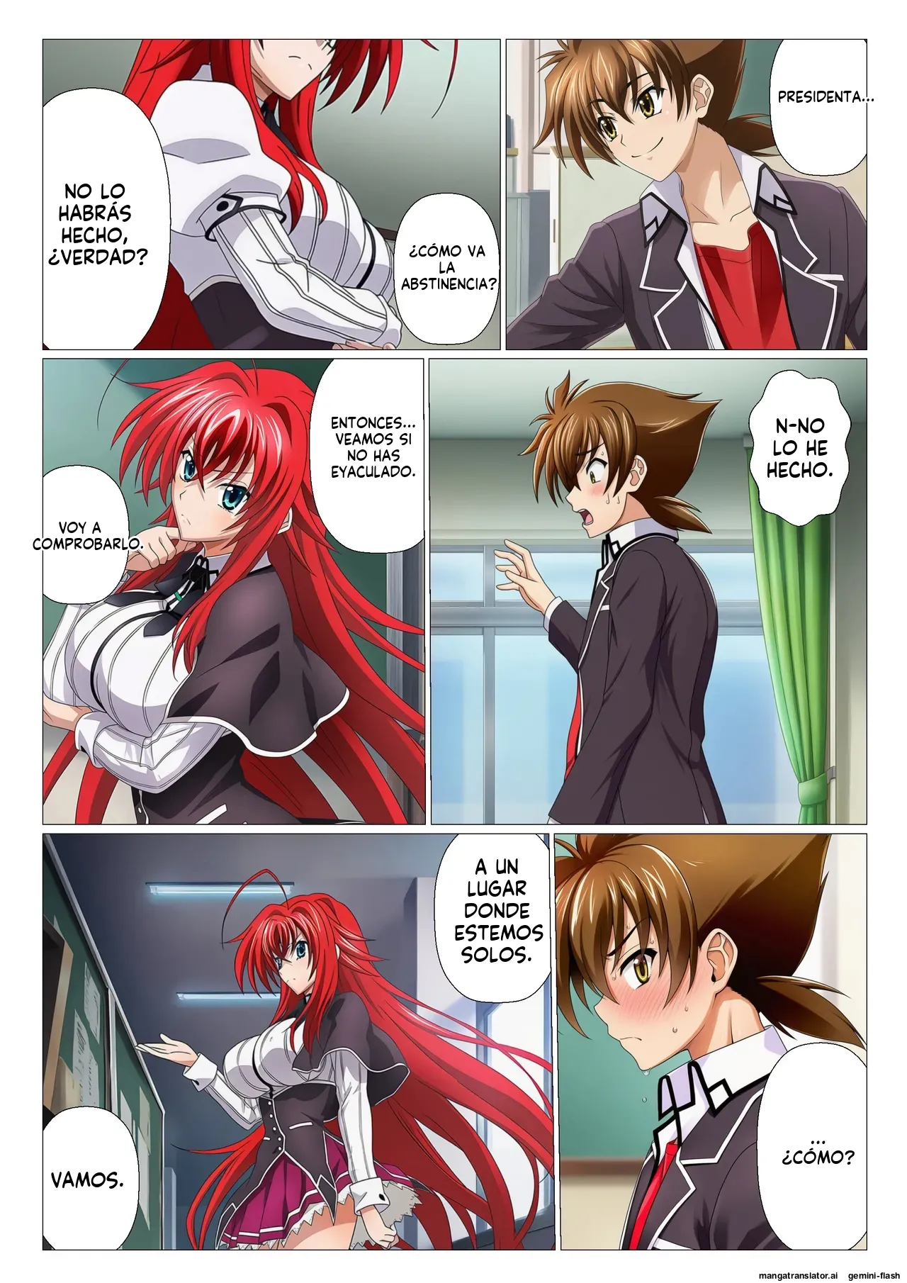 Moshi Rias-tachi ga issei no shaseikanri shitara - サークル休館日  MTL page 7 full