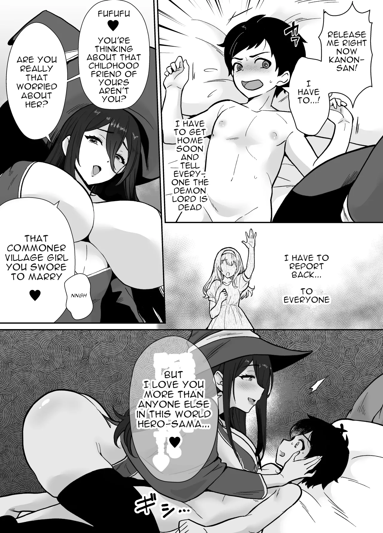 Gekijuu Shuchaku Mahou Tsukai to Futanari Shitsuji ni Yoru Yuusha-sama Shosei Hakamase Namakoubi  Mesu-ka Choukyou Gyaku Rape page 7 full