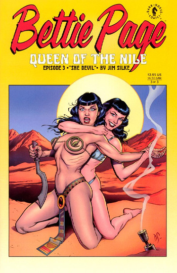 Bettie Page - Queen Of The Nile #3 cover