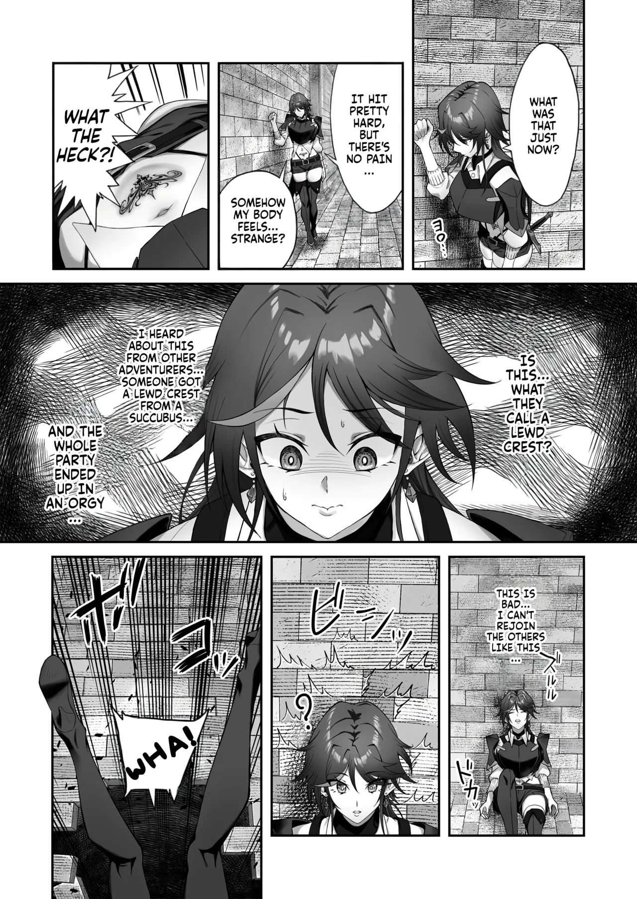 Inmon o Fuyo Sareta kara Goblin o Tsukatta Hanashi | The tale of how I got a lewd crest and used a coblin because of it! page 7 full