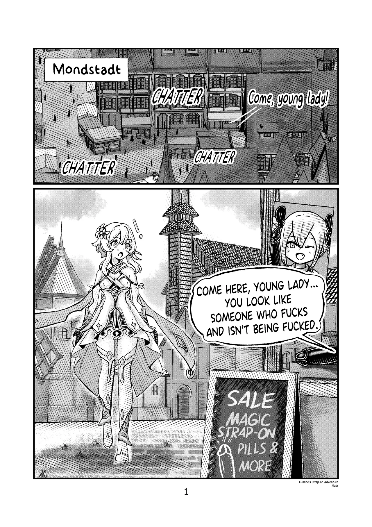 Lumine's Strap-on Adventure page 2 full