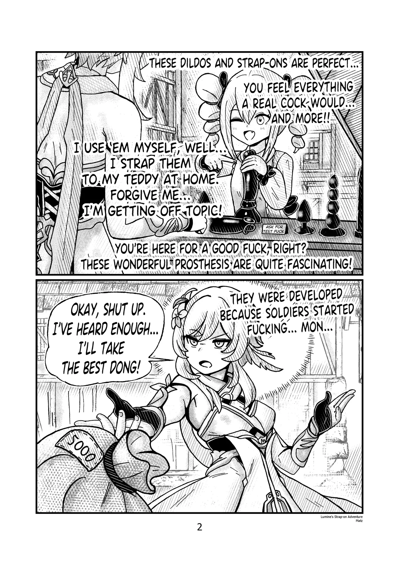 Lumine's Strap-on Adventure page 3 full