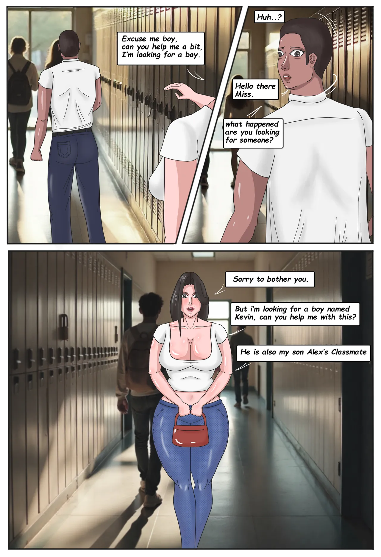 Mom handles the Bully Part- 02 page 5 full