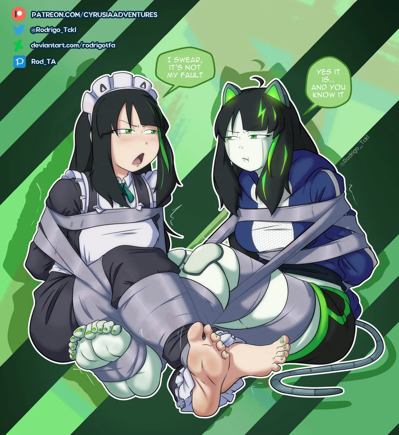 5. Bonus Set / 27. Bonus set - OC MaidYuu and CyberYuu page 1 full