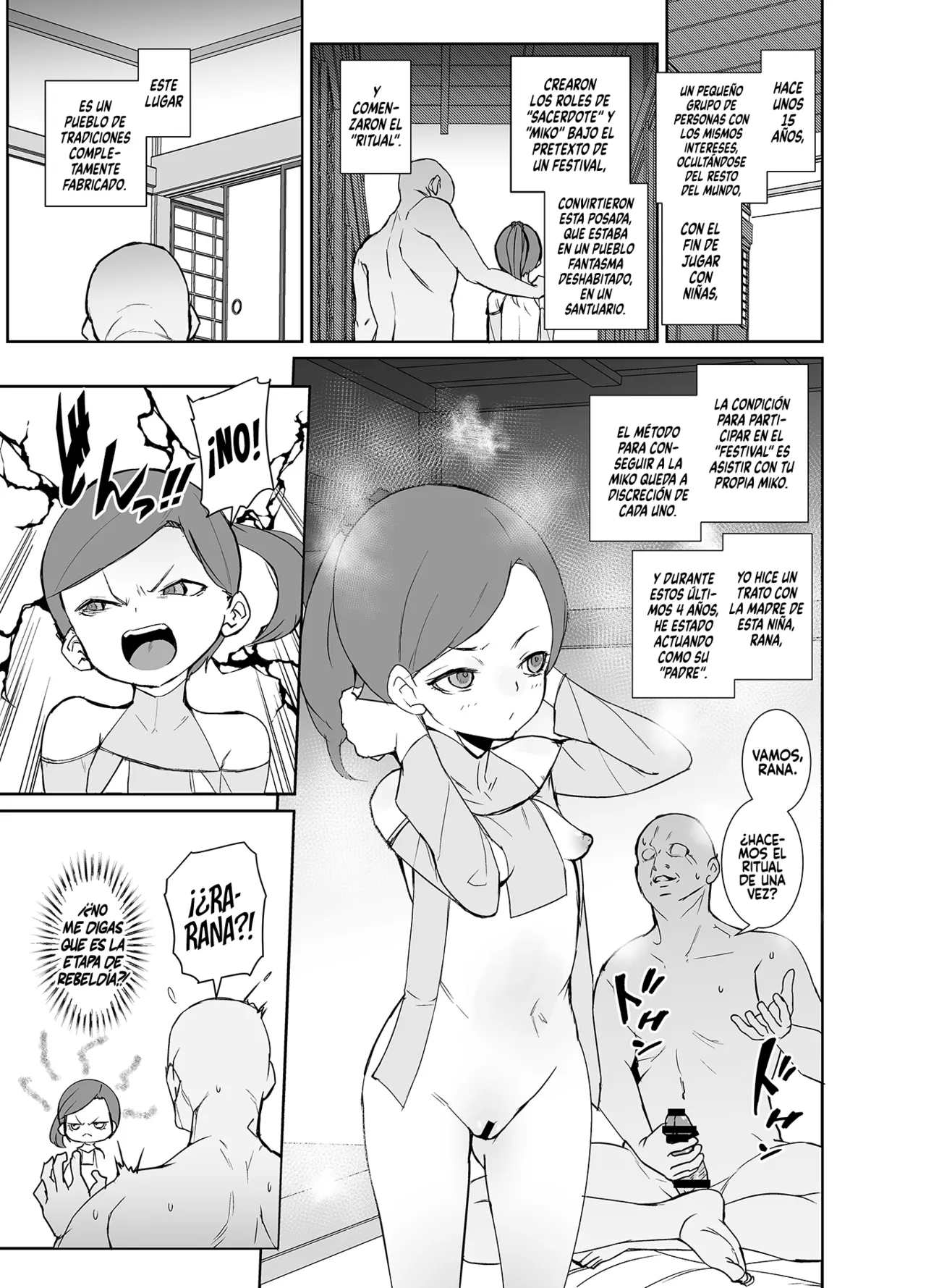 Inshuu Mura no Miko-chan wa Hankouki page 8 full