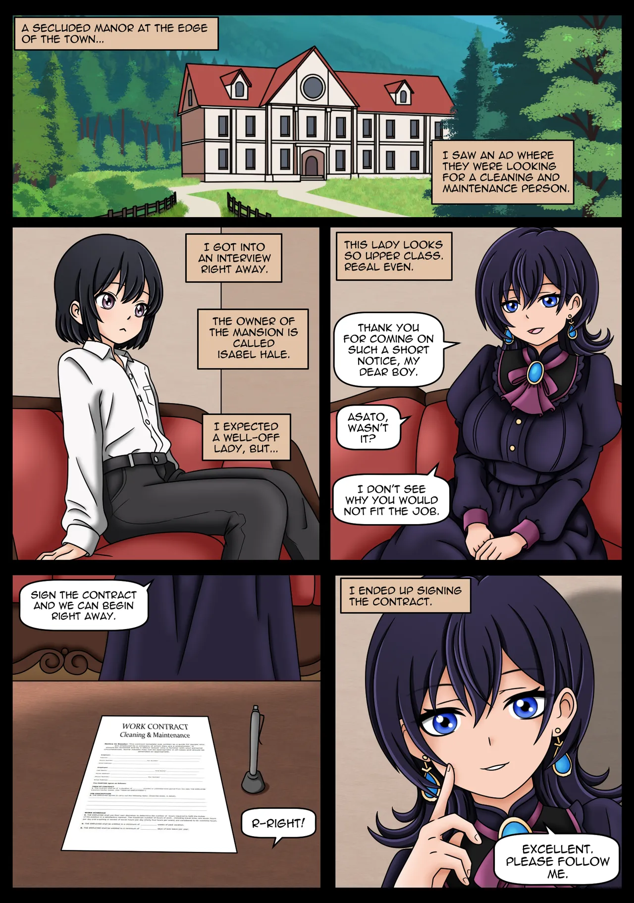 The Rich Lady and the Skinsuit Maid page 2 full