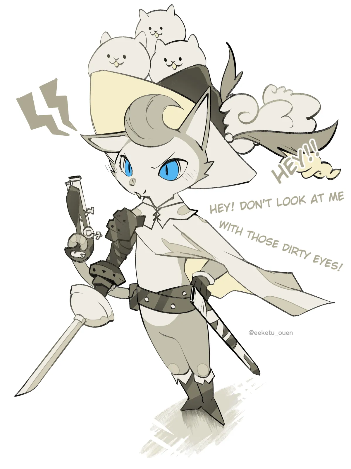 eeketu_ouen - D'artanyan The Meowsketeer page 2 full