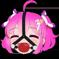 300Heroes Date wearing a BallGag