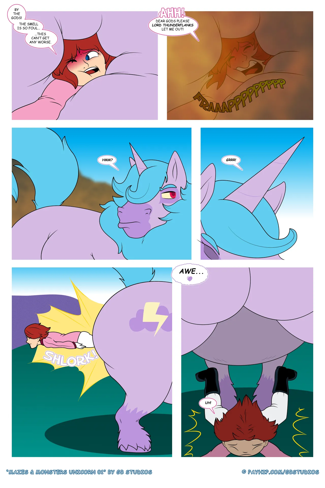 Mazes &amp; Monsters Unicorn #2 page 9 full