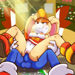 Older/Aged-up Cream the Rabbit