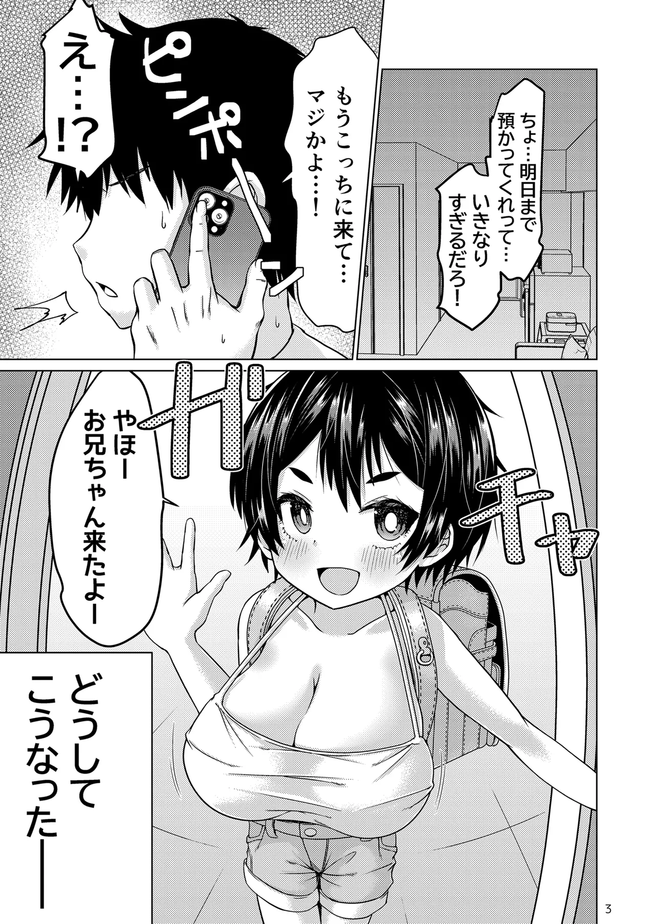 無知なコがおとまりにやってきたぞ！ page 3 full