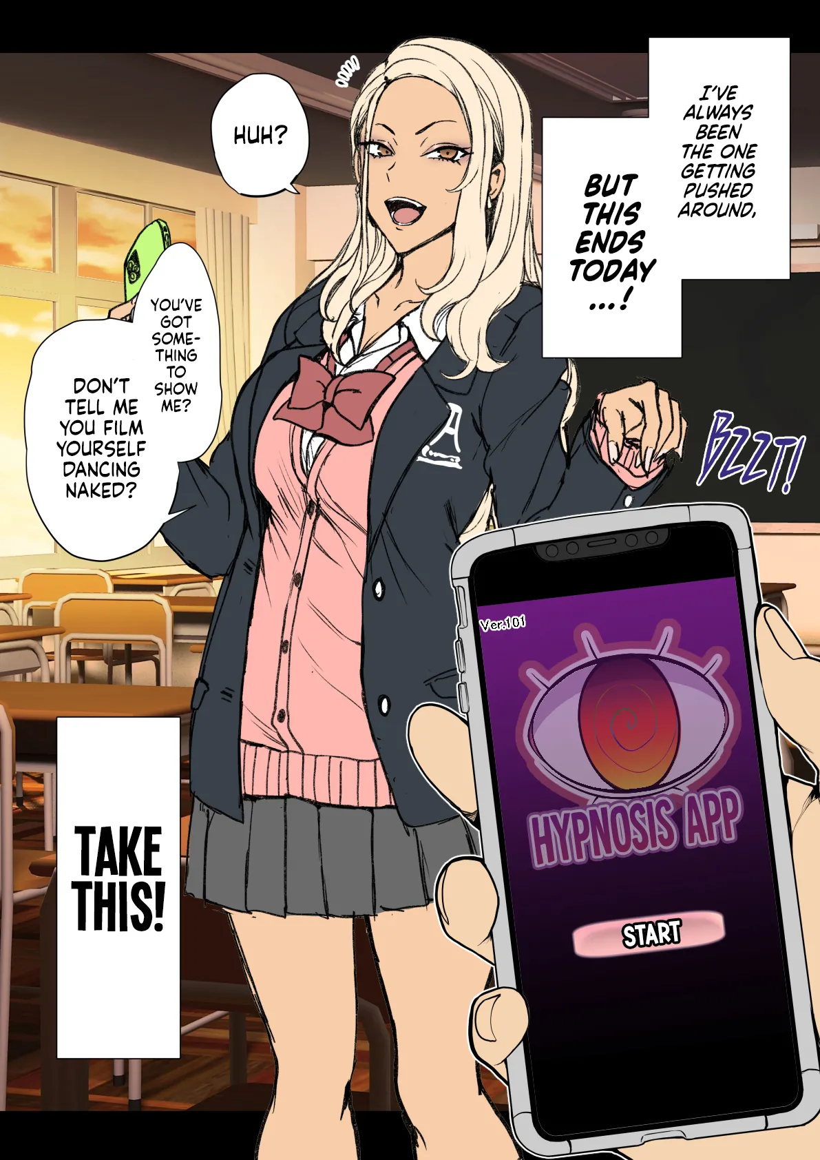 Mukatsuku Gyaru ni Saimin o Kakeru Hanashi | A Story About Hypnotizing a Bitchy Gyaru page 3 full