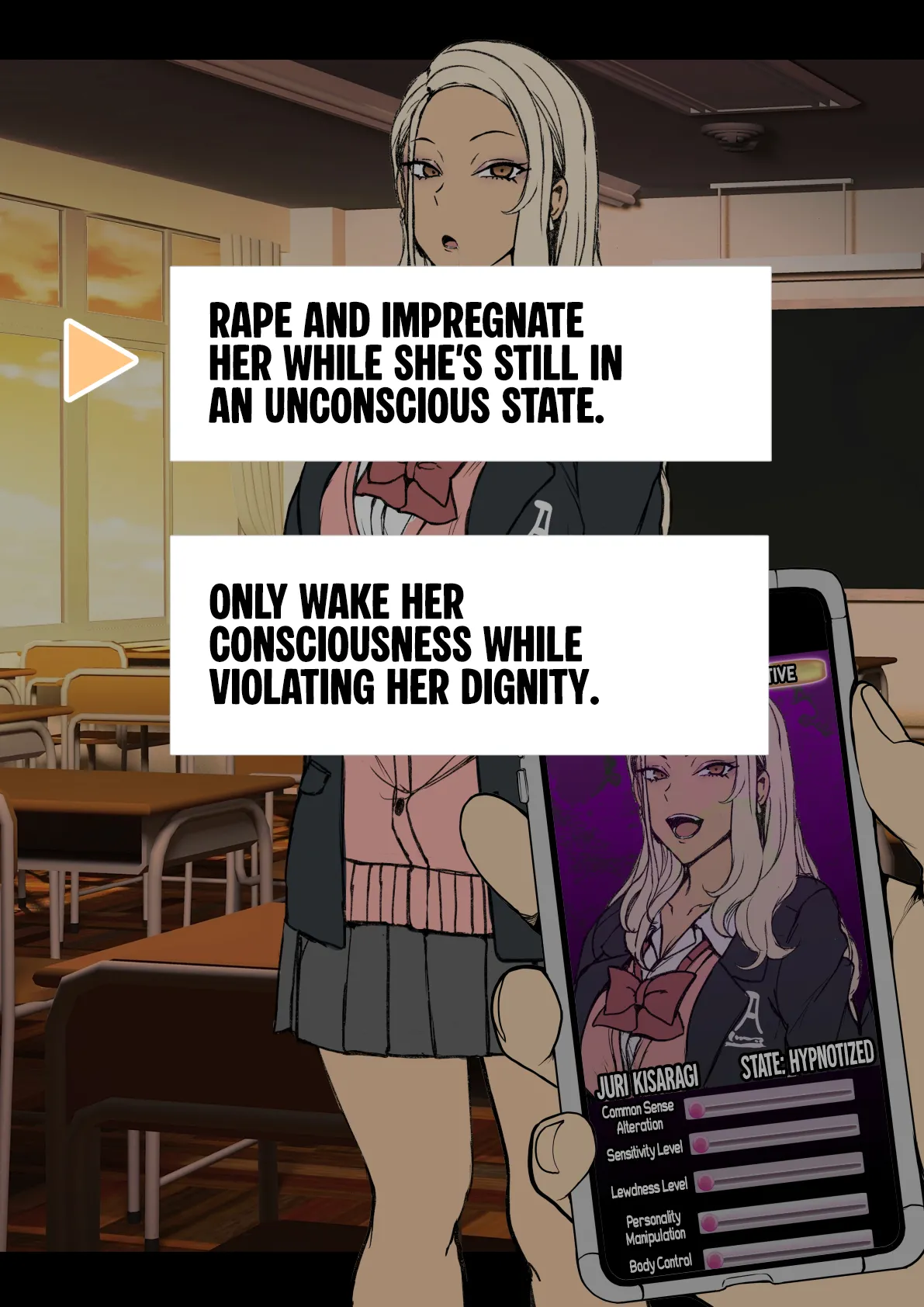 Mukatsuku Gyaru ni Saimin o Kakeru Hanashi | A Story About Hypnotizing a Bitchy Gyaru page 5 full