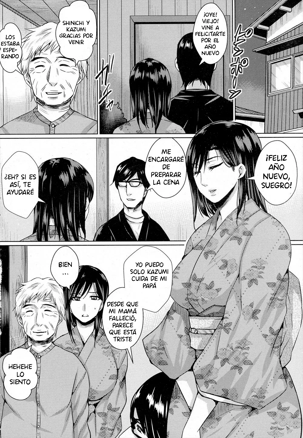 Hitozuma NTR  Jusei ~Mou Gifu shika Aisenai~ | Ahora sólo Puedo Amar a mi Suegro page 2 full