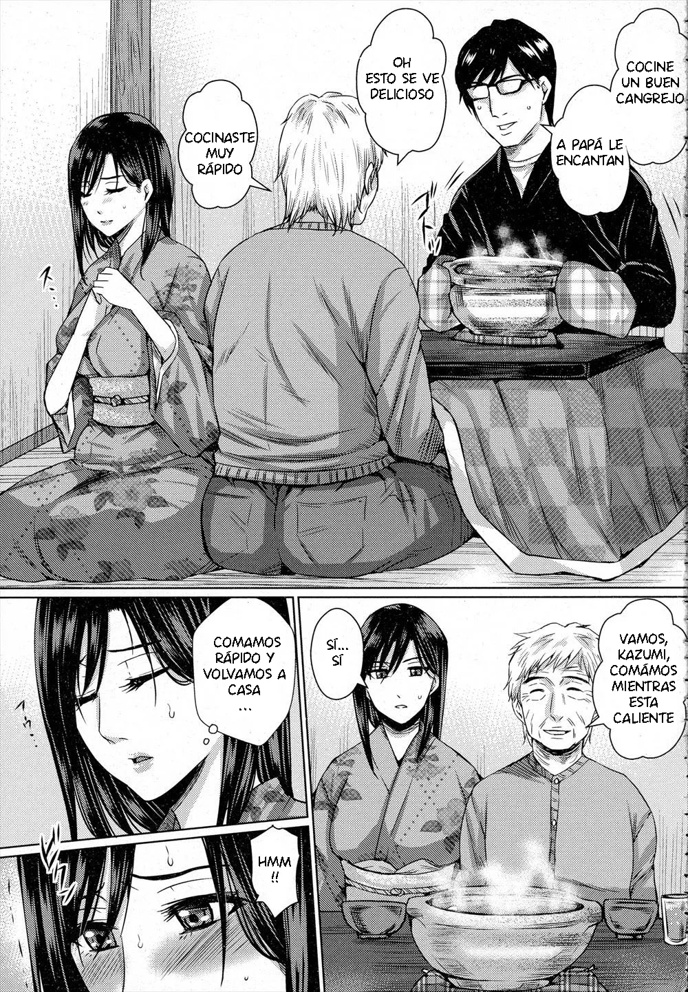 Hitozuma NTR  Jusei ~Mou Gifu shika Aisenai~ | Ahora sólo Puedo Amar a mi Suegro page 5 full