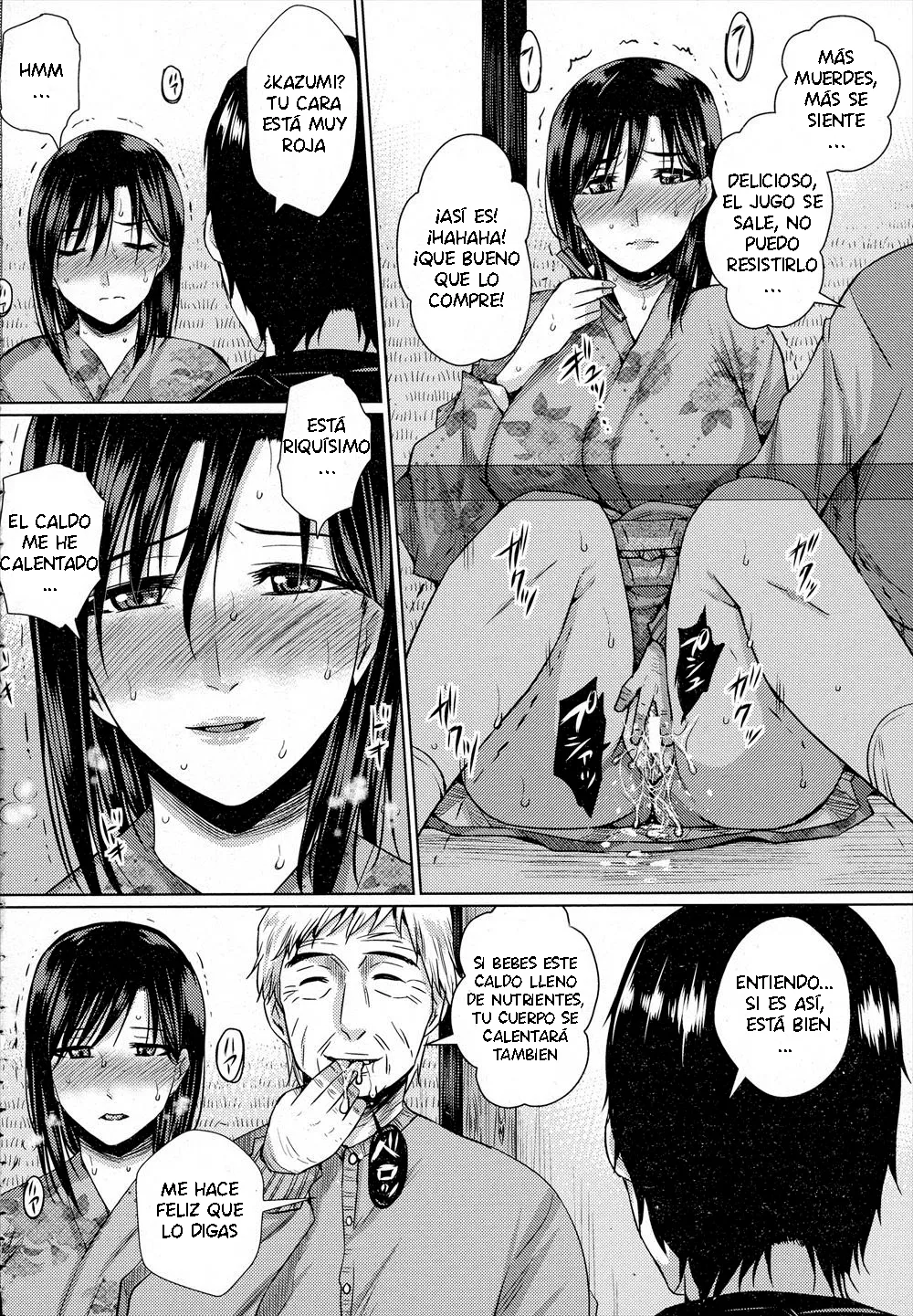 Hitozuma NTR  Jusei ~Mou Gifu shika Aisenai~ | Ahora sólo Puedo Amar a mi Suegro page 8 full