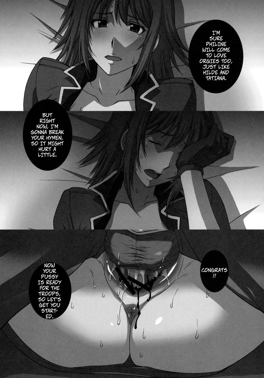 ZEON LostWarChronicles "The Invisible Knights Daily life" &amp; "Jane Conty's Fall" page 4 full