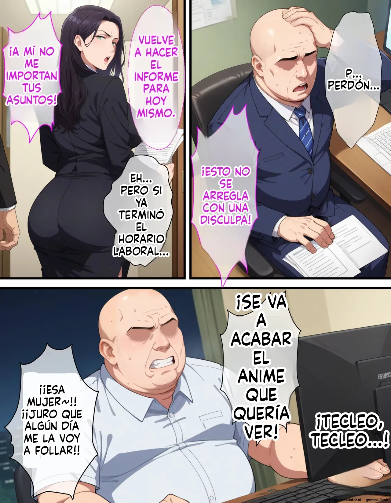 Saimin Oji-san ni Shihai Sareta Onna ~Kanochi Joushi Hen  MTL page 4 full
