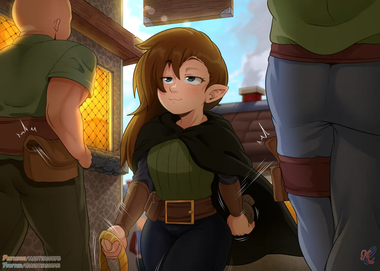 Ji Rouf - Halfling at the bar page 1 full