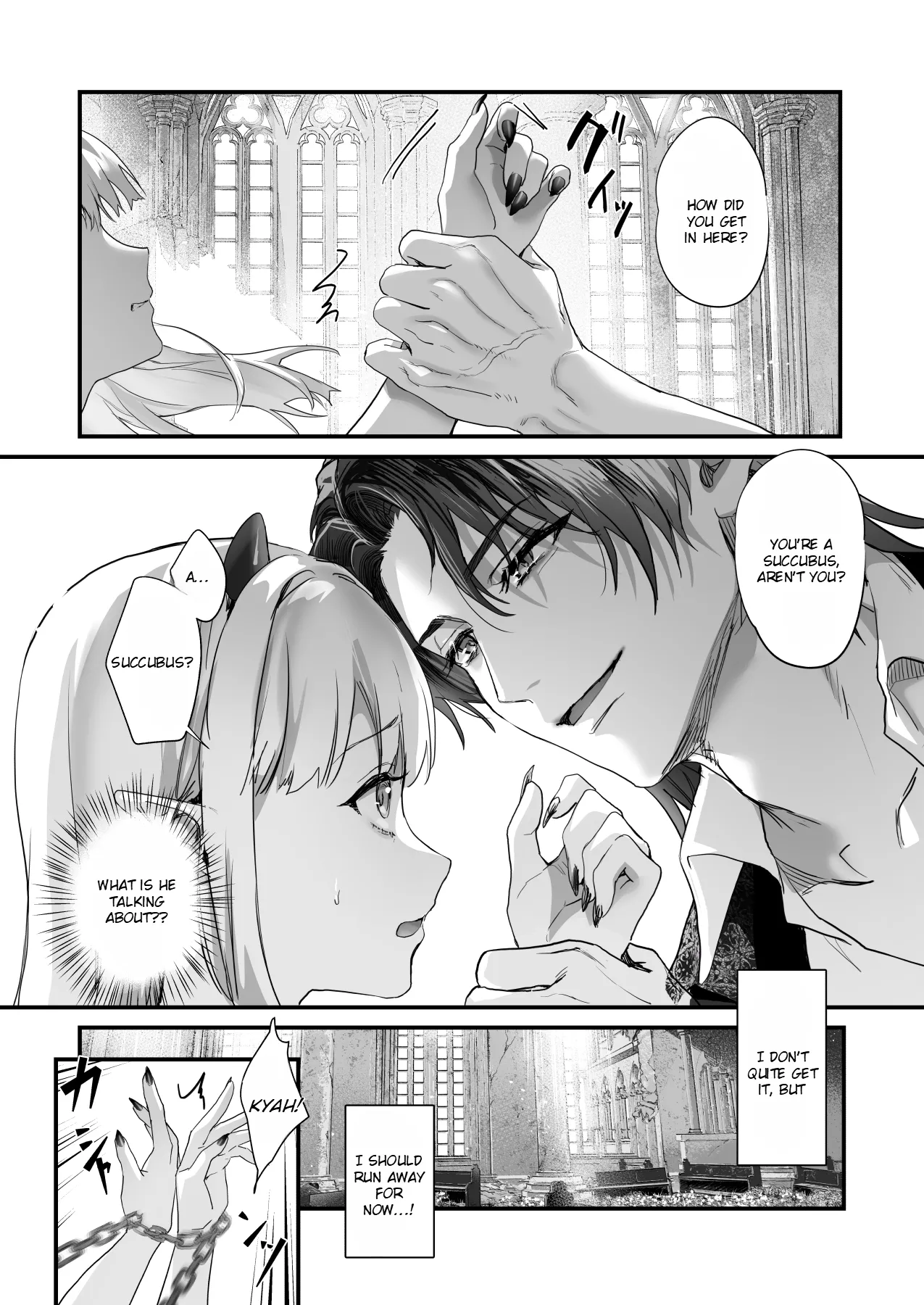 Wakeari Exorcist wa Tensei Succubus to Shi o Kaketa Koi o Suru | page 6 full