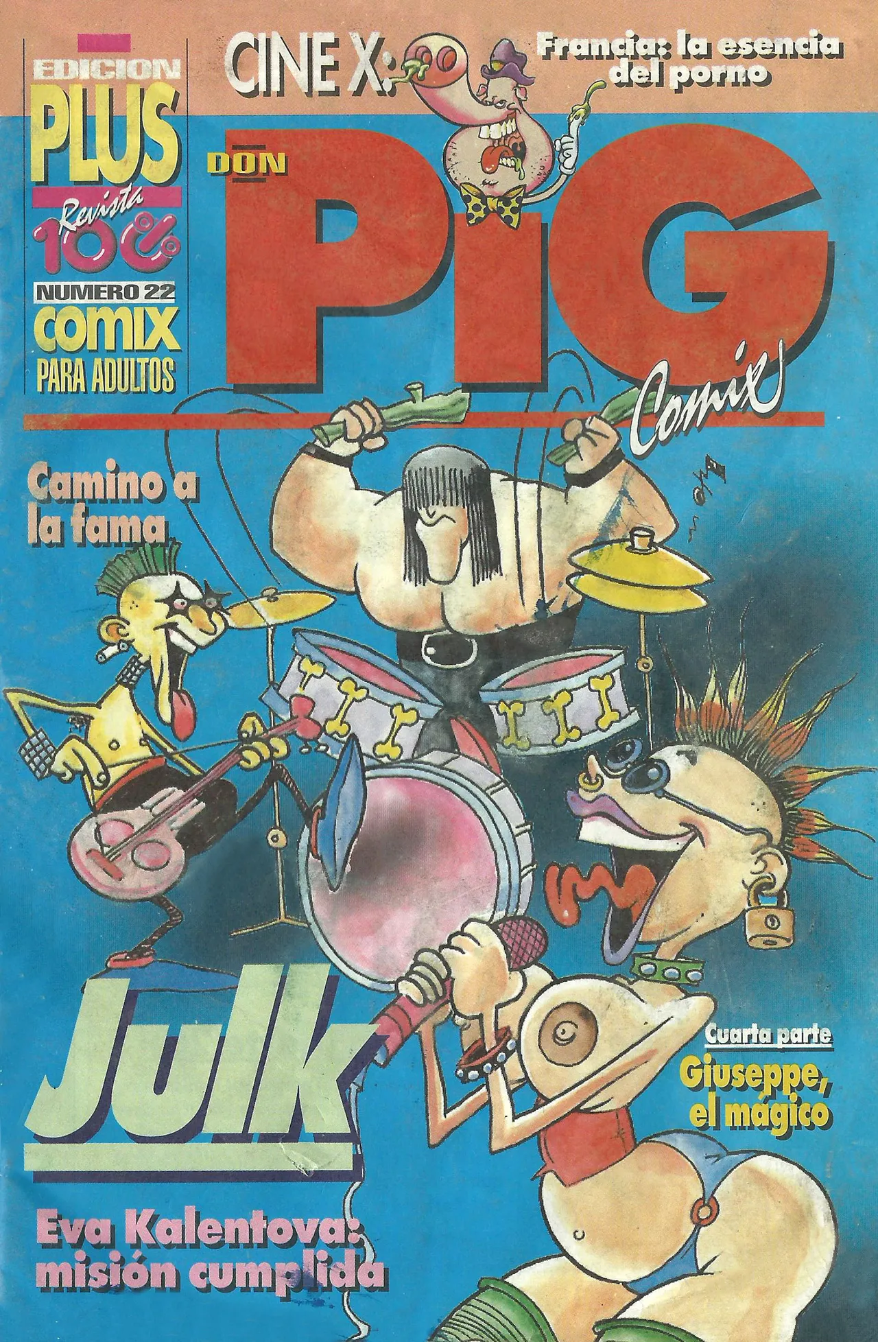 DON PIG COMIX  - 22 suplemento de la Revista 100% page 1 full